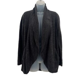 Barefoot Dreams Women's Size XS Small CozyChic Lite Circle Cardi Grey Cocoon